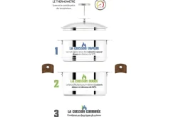 Cuiseur Cristel Biome diamètre 24cm cuisson saine