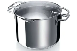 Cuiseur à pâtes et légumes Beka Emporo en inox 24cm avec couvercle passoire