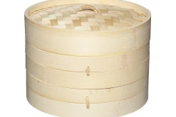 Cuiseur vapeur bambou Kitchen Craft 2 niveaux