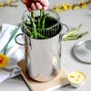 Cuit asperges Cristel 16cm avec panier inox et couvercle verre