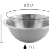 Cul de poule professionnel Matfer 100% acier inox - Diamètre 25cm
