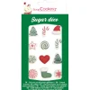 Décors en sucre Scrapcooking Sweet Xmas pour bûches et gâteaux