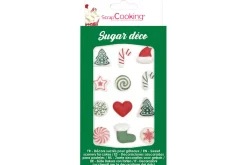 Décors en sucre Scrapcooking Sweet Xmas pour bûches et gâteaux