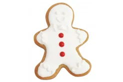 3 découpoirs Scrapcooking en inox doré - Bonhomme pain d'épice/sucre d'orge/étoile