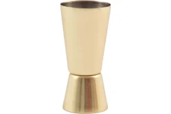 Doseur à cocktail Point Virgule 20ml / 50ml en inox revêtement doré