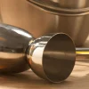 Double jigger Barcraft en acier inoxydable 25ml et 50ml avec poignée