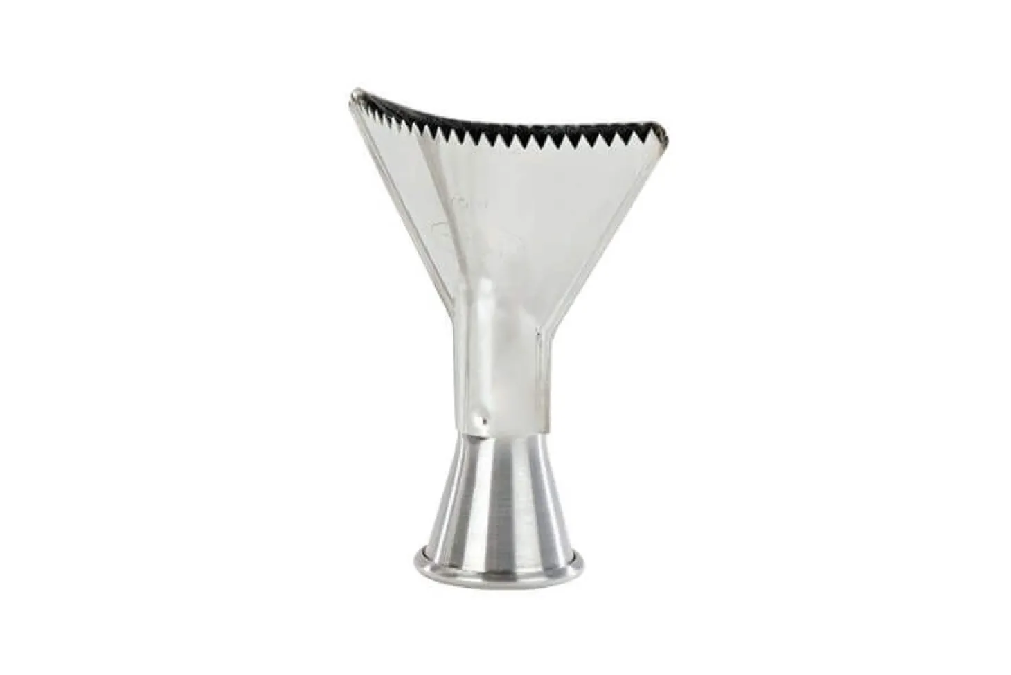 Douille à bûche Express inox avec dents