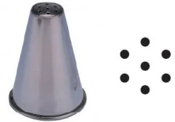 Douille à Nid (ou vermicelles) acier inox pour pâtisseries
