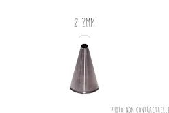 Douille unie De Buyer inox - De 2 à 20mm