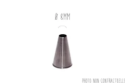 Douille unie De Buyer inox - De 2 à 20mm