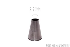 Douille unie De Buyer inox - De 2 à 20mm