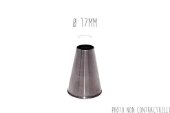 Douille unie De Buyer inox - De 2 à 20mm