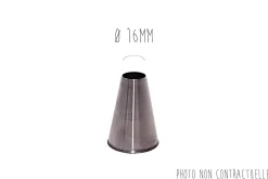 Douille unie De Buyer inox - De 2 à 20mm