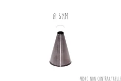 Douille unie De Buyer inox - De 2 à 20mm