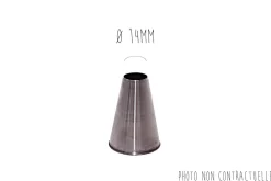 Douille unie De Buyer inox - De 2 à 20mm