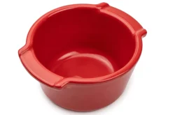 Duo ramequins Peugeot Appolia en céramique rouge diamètre 11cm