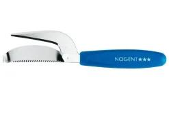 Ecailleur 3 en 1 Nogent en inox manche bleu