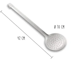 Ecumoire monobloc professionnelle acier inox 18/10 diamètre 10cm Matfer