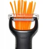 Eplucheur à julienne OXO inox lame crantée manche noir
