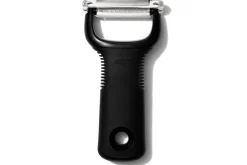 Eplucheur à julienne OXO inox lame crantée manche noir
