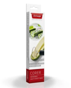 Evideur Triangle pour fruits et légumes manche en green grip