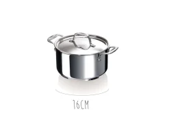 Faitout Beka Chef en inox avec couvercle