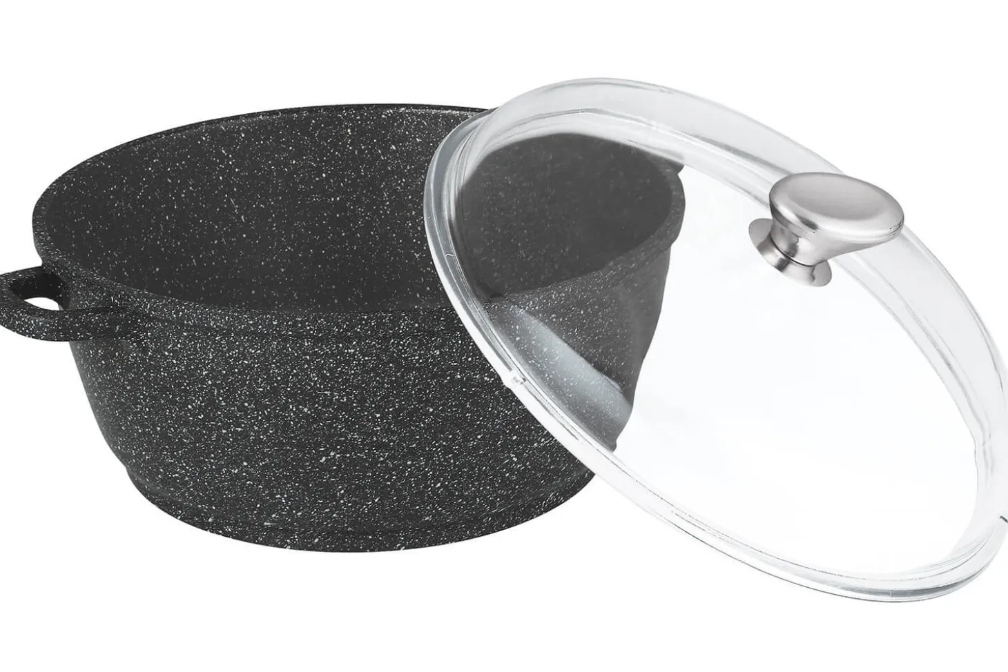Faitout en fonte Pradel Excellence Premium 24cm façon pierre tous feux/ induction