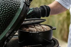 Faitout hollandais en fonte 5,2L pour Big Green Egg Medium, Large, XL, et 2XL 27cm