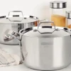Faitout Tarmontina Grano 4,4L en inox triple couche 24cm