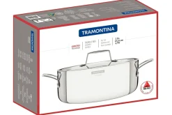 Faitout Tarmontina Grano 4,4L en inox triple couche 24cm