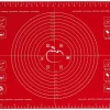 Feuille à pâtisserie Mastrad graduée en silicone rouge 60x40cm