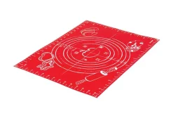 Feuille à pâtisserie Mastrad graduée en silicone rouge 30x40cm