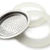 Filtre de rechange pour cafetière italienne Gefu Emilio 4 tasses + 2 joints d'étanchéité