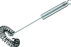 Fouet de cuisine plat à spirale Rösle en silicone et acier inoxydable