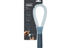 Fouet Joseph Joseph Twist Sky en silicone bleu