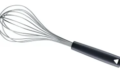 Fouet Triangle acier inox et manche green grip