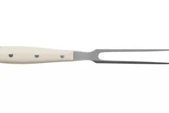 Fourchette à viande Wüsthof Classic Ikon Blanc forgée 16cm