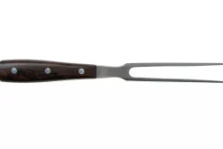 Fourchette à viande Wüsthof Ikon forgée 16cm en bois de grenadille