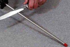 Fusil à aiguiser diamant DMT DS4F mèche ronde 35cm à grain moyen 600