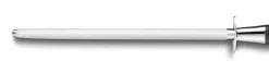 Fusil à aiguiser Inox laiton mèche ronde 20cm grain standard