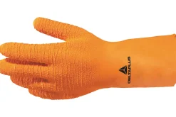 Gants Deltaplus Venifish VE990 en latex orange par paire