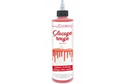 Glaçage rouge prêt à l'emploi Scrapcooking - Goût chocolat 130g
