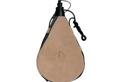 Gourde en peau de taureau étanche 1.5L + cordon de transport