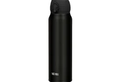 Gourde isotherme Thermos 750ml Ultralight noir mat - Bouchon verseur anti-fuite