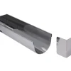 Gouttière multi-usages De Buyer ronde et démontable 30x7.5x6.5 cm acier inox