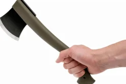 Hache Mora Lightweight Axe 1.1991 manche polypropylène kaki 22cm + étui
