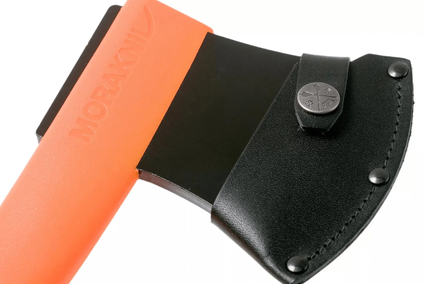 Hache Mora Lightweight Axe 12058 manche polypropylène orange 22cm + étui