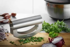 Hachoir berceuse pour légumes Gefu Viavo en acier inoxydable