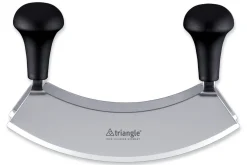 Hachoir berçoir Triangle double lame inox - 3 tailles