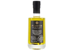 Huile d'olive extra vierge Plantin aromatisée à la truffe noire avec morceaux - 100 ml
